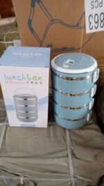 Multi Layer Stainless Steel Hot Lunch Box (4 Layer) - Image 7