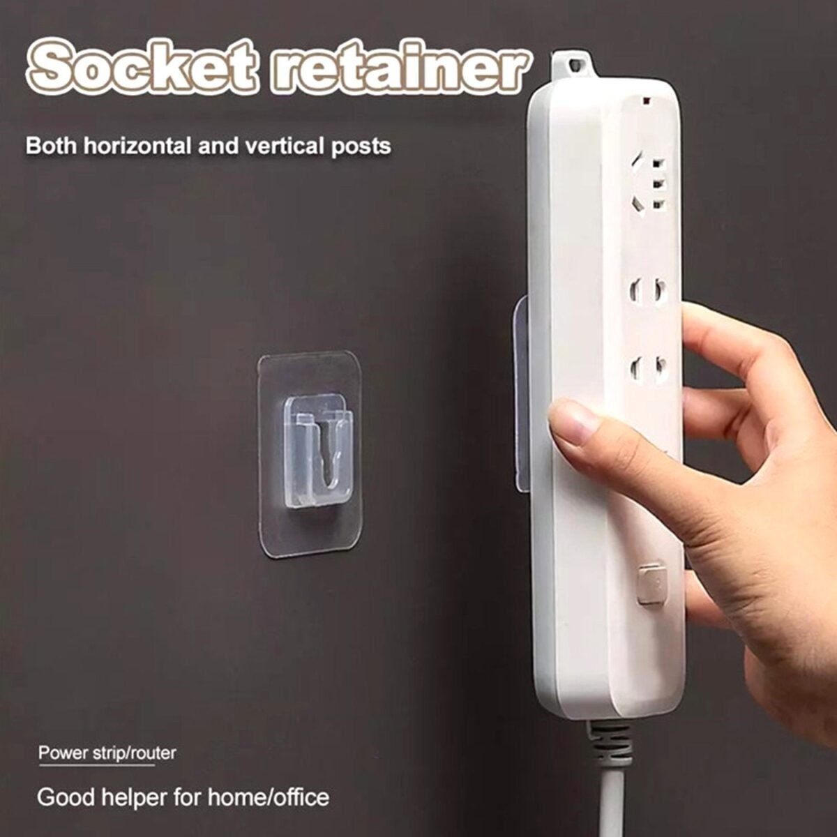 Magic Adhesive Plastic Wall Hooks Heavy Duty Hooks (Pack of 20) - 10 pair - Image 4