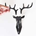 Deer Head Self Adhesive Wall Door Hook Hanger - Image 7