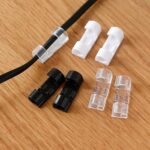 Self Adhesive Cable Clips Wire Manage Holder Sticky Mount-Round Plastic Cable Cord  - Pack of 20 - Image 7
