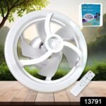 360° Rotation Ceiling Fan Light Smart Fan with Remote Control (1 Pc) - Image 2