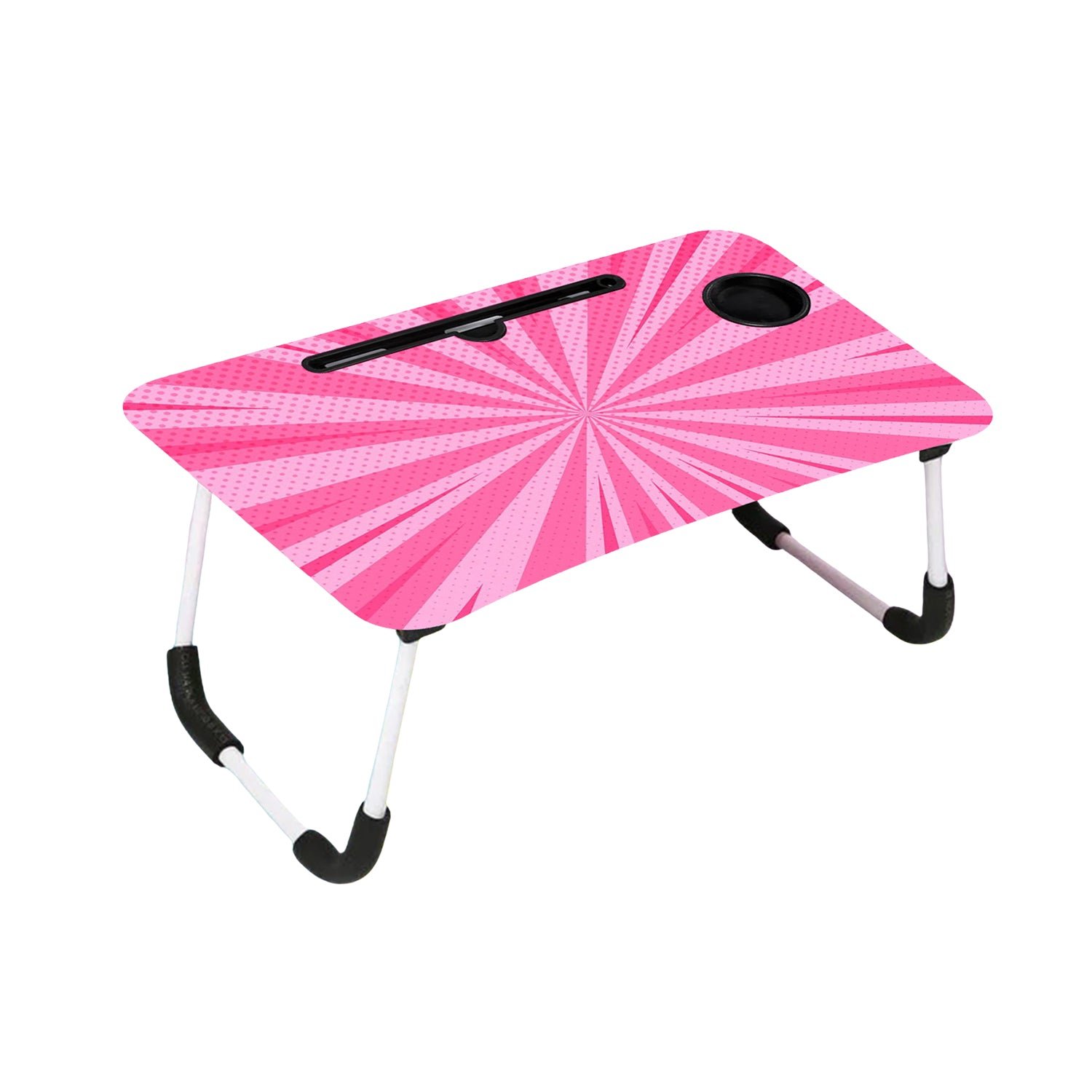 19_40024d11-f903-4c3a-8b5a-3ef86d4198db.jpg Barbie Design Foldable Study & Laptop Table for Children with Tablet Slot & Cup Holder - Image 1