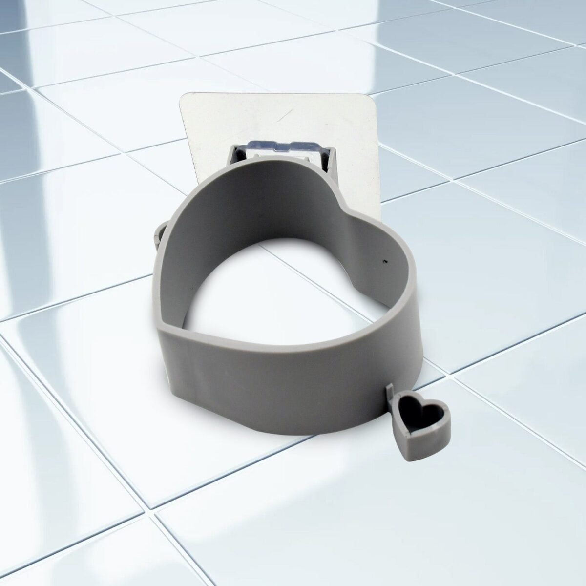 Adhesive Wall Mount Multifunctional Holder, Hair Dryer Holder (1 pc) - Image 1