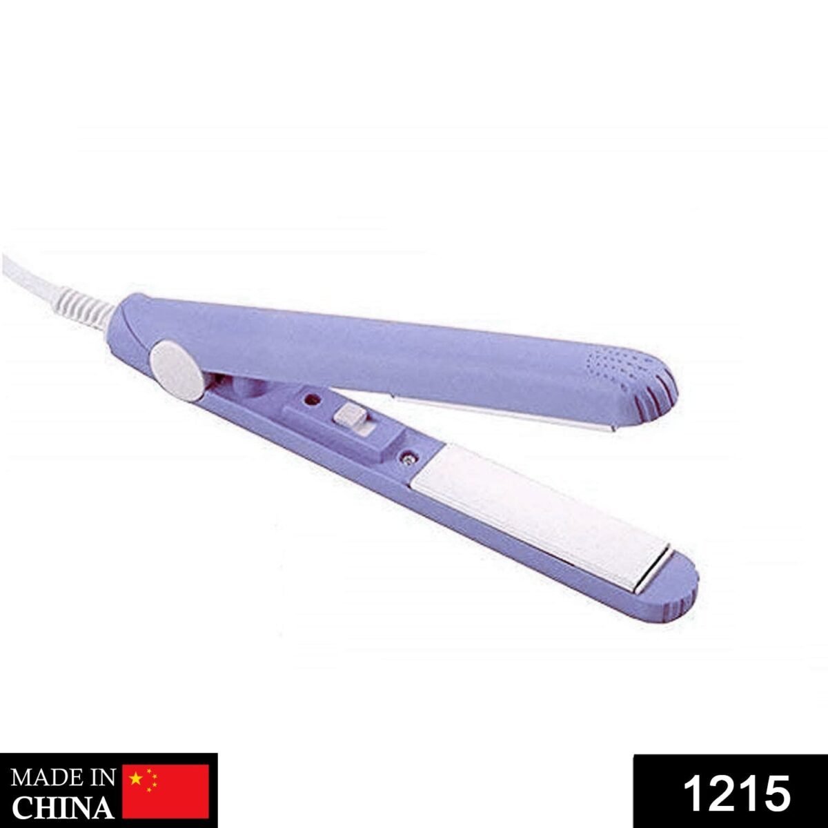 Beauty and Personal Care Professional Ceramic Plate Mini Hair Styler Straightener and Curler - Image 1