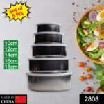 Stainless Steel Food Storage Airtight & Leak Proof Lunch Box - Image 2