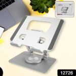 Aluminum Alloy 360°Rotating Bracket, Adjustable Tablet Stand, Portable Foldable Ergonomic Tablet Support - Image 2