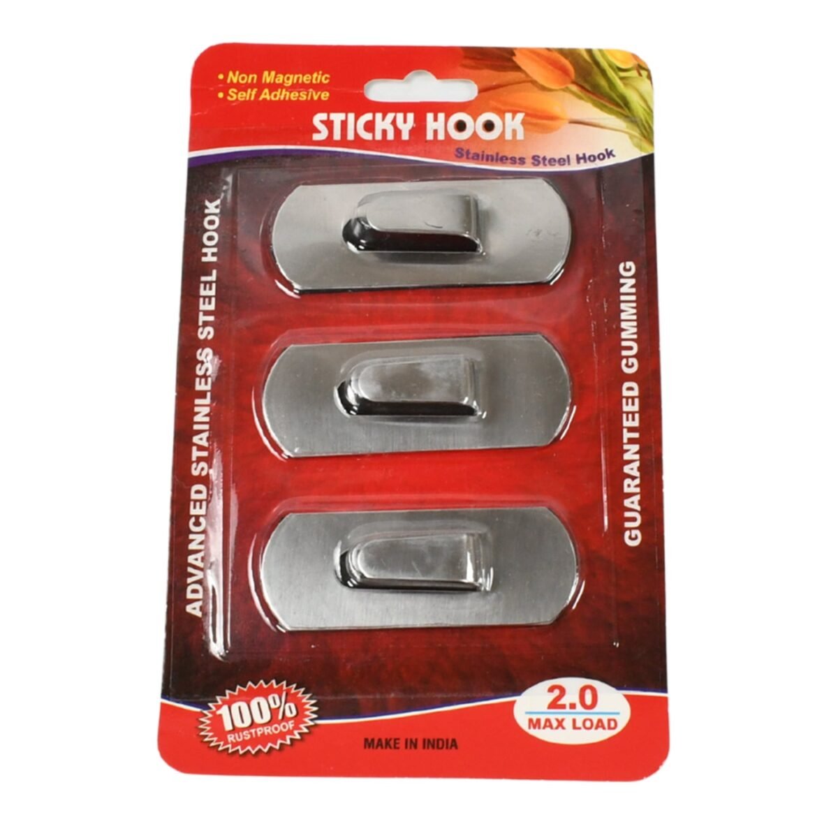 Heavy Duty Self-Adhesive Stainless Hooks – Waterproof for Robes, Coats & Towels - Image 3