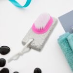 Hand and Foot Brush with pumice stone to Remove Dead Skin & Callus Stone Foot Scrubber Pedicure Brush For Dead Skin - Image 3