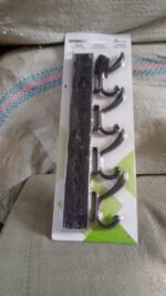Extra Long 4-Hook Wall Coat Hanger with Eco Adhesive - Image 7