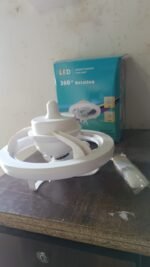 360° Rotation Ceiling Fan Light Smart Fan with Remote Control (1 Pc) - Image 7