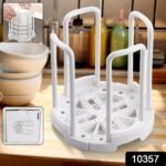 Plastic Bowl Holder Bowl Organizer Drain Rack (1 Pc) - Image 2