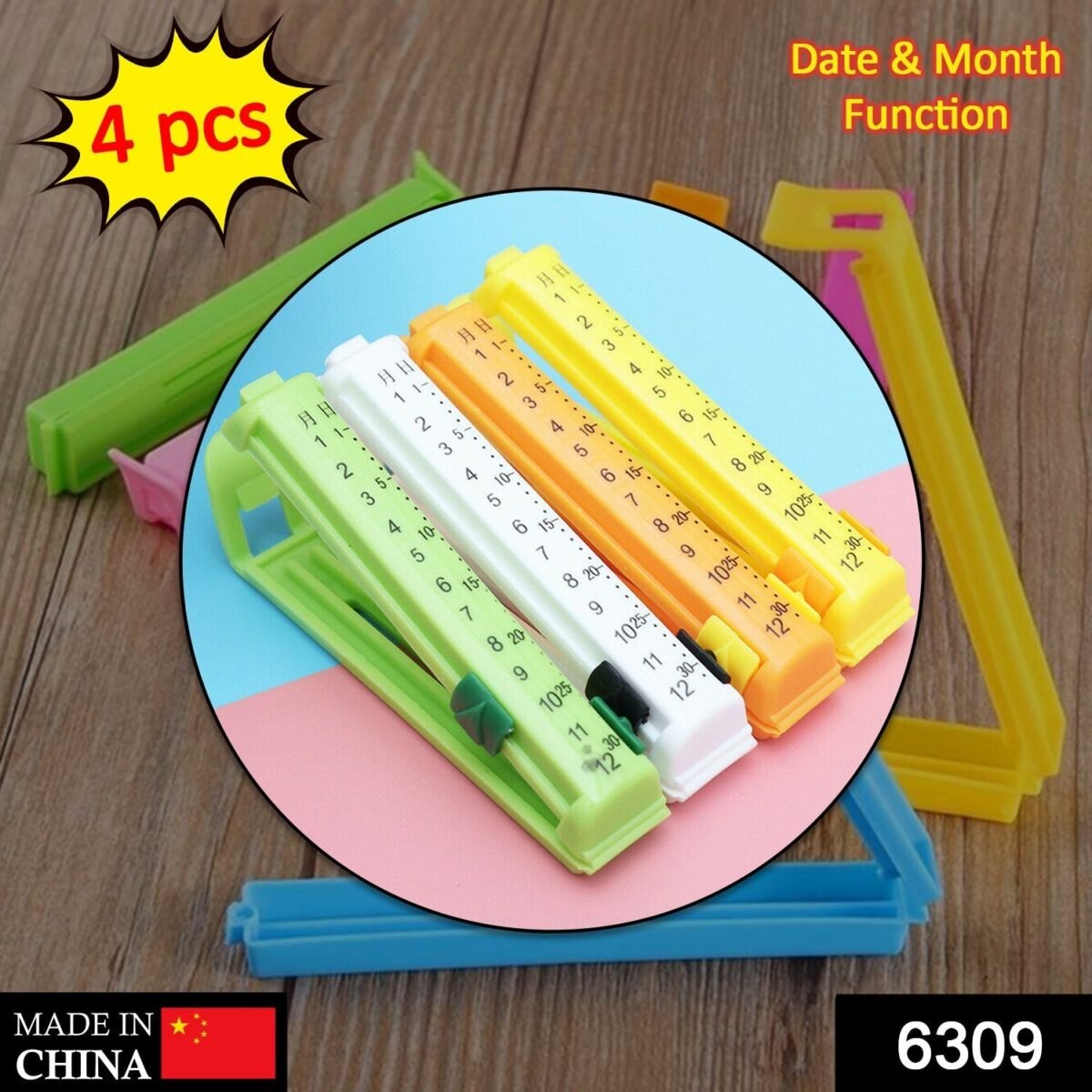 4-Piece Food Sealing Clips – Securely Seal Packaged Foods & Prevent Contamination - Image 2