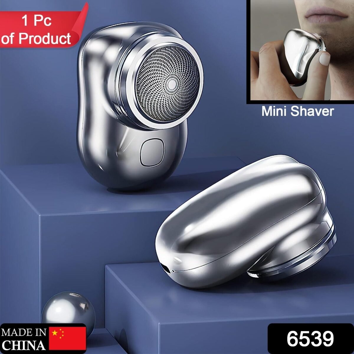 Mini Electric Shaver Portable | Pocket fashion | Rechargeable | Wireless Beard, Hair Razor for Men and Women | Home, Travel, Gift | - Image 2