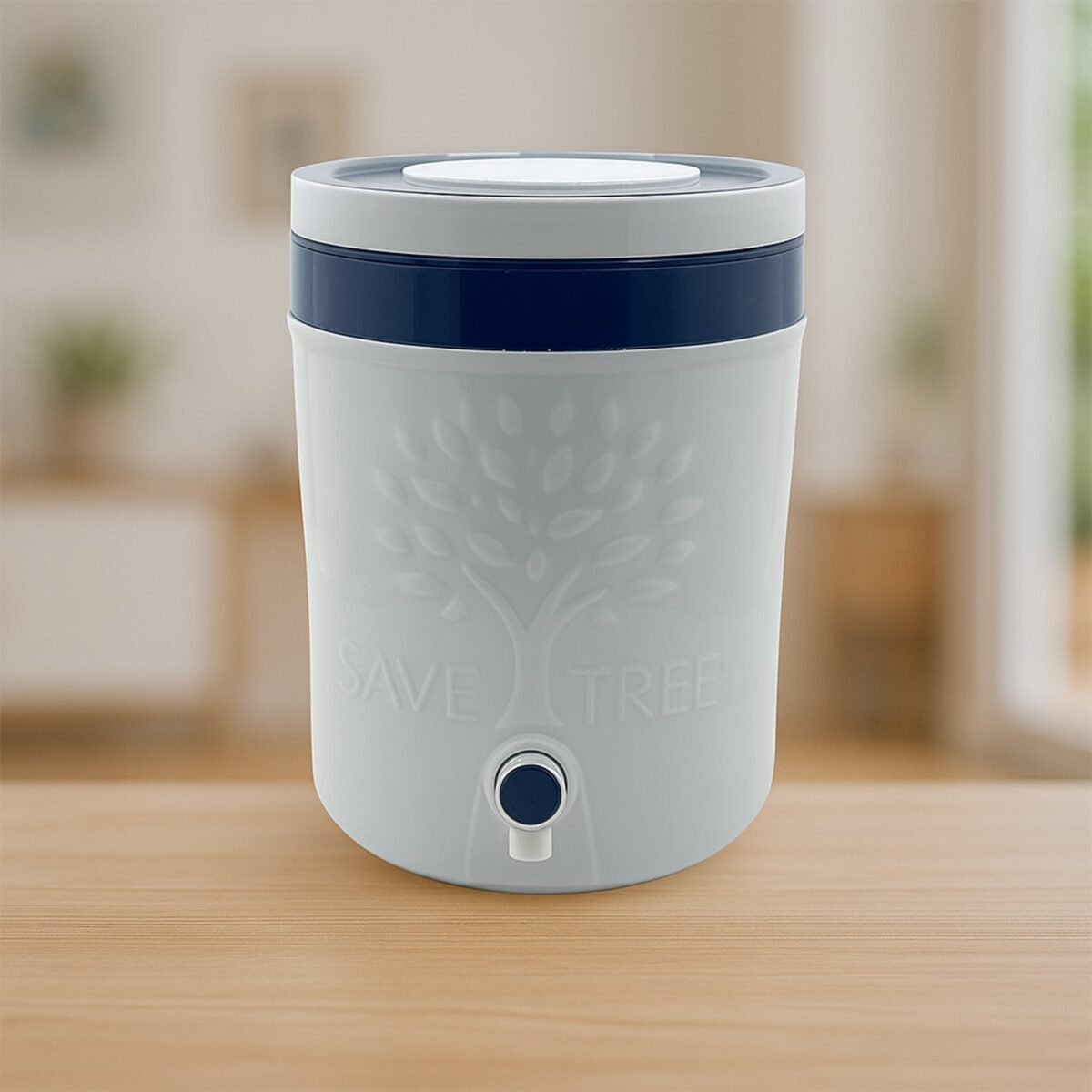 Insulated Water Jug with Tap (12000ml): Leakproof, Travel Cooler - Image 1