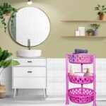 Round Multipurpose Plastic Storage Rack Organiser - Image 7