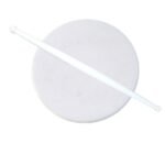 White Plastic Rolling Belan for Chapati Making - Image 2