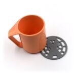 1Pc Silicone Fancy Coaster for holding bowls and utensils including all kitchen purposes. - Image 4