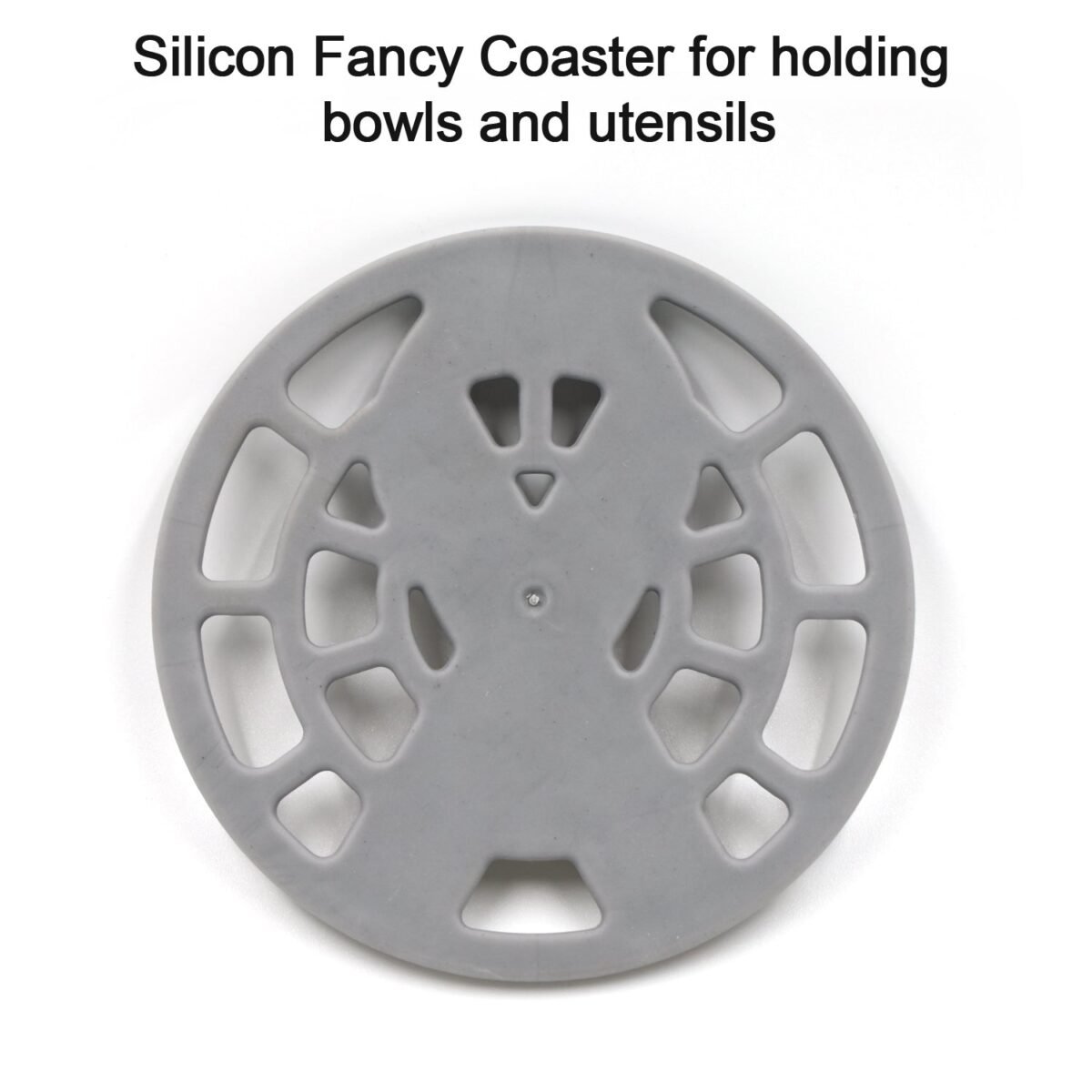 1Pc Silicone Fancy Coaster for holding bowls and utensils including all kitchen purposes. - Image 7