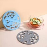 1Pc Silicone Fancy Coaster for holding bowls and utensils including all kitchen purposes. - Image 5