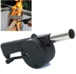 Portable Hand Crank Air Blower Fan for Charcoal Grill BBQ - Image 4