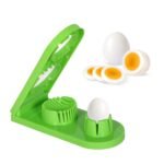 2 in 1 Double Cut Boiled Egg cutter with stainless steel wire for easy slicing of boiled eggs. - Image 3