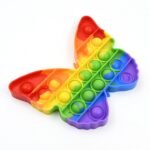 Fidget Toy Push  Bubble Fidget Sensory Toy for Kids and Adults Fidget per Stress Reliever Sensory Fidget pers (Butterfly & Car Shape / 1 Pc) - Image 5