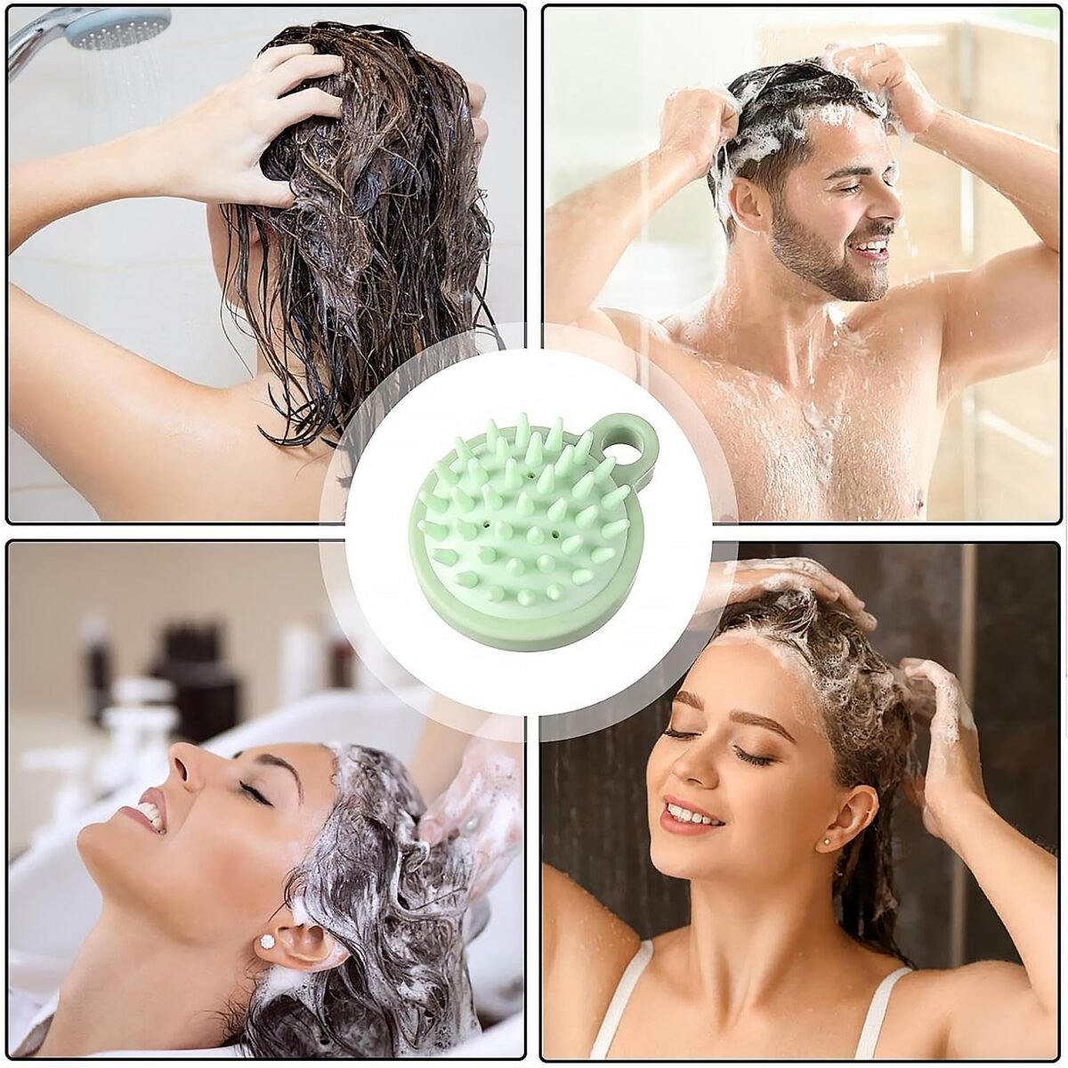 Portable Scalp Massage Comb – Shower & Hair Brush for Relaxing Shampoo Massage, Hair accessories - Image 3