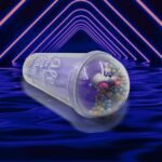 Design Printed Sipper Bottle With Toy, LED Glow Light, Double Wall Sipper Glass Water Bottle , Sipper Bottle With Straw For Girls And Kids for Boys and Girls School/Tuition/Gym (Pack of 1) - Image 5