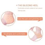 Moisturizing Skin Softening Silicone Gel for Dry Cracked Heel Repair (Multicolour) - Image 2