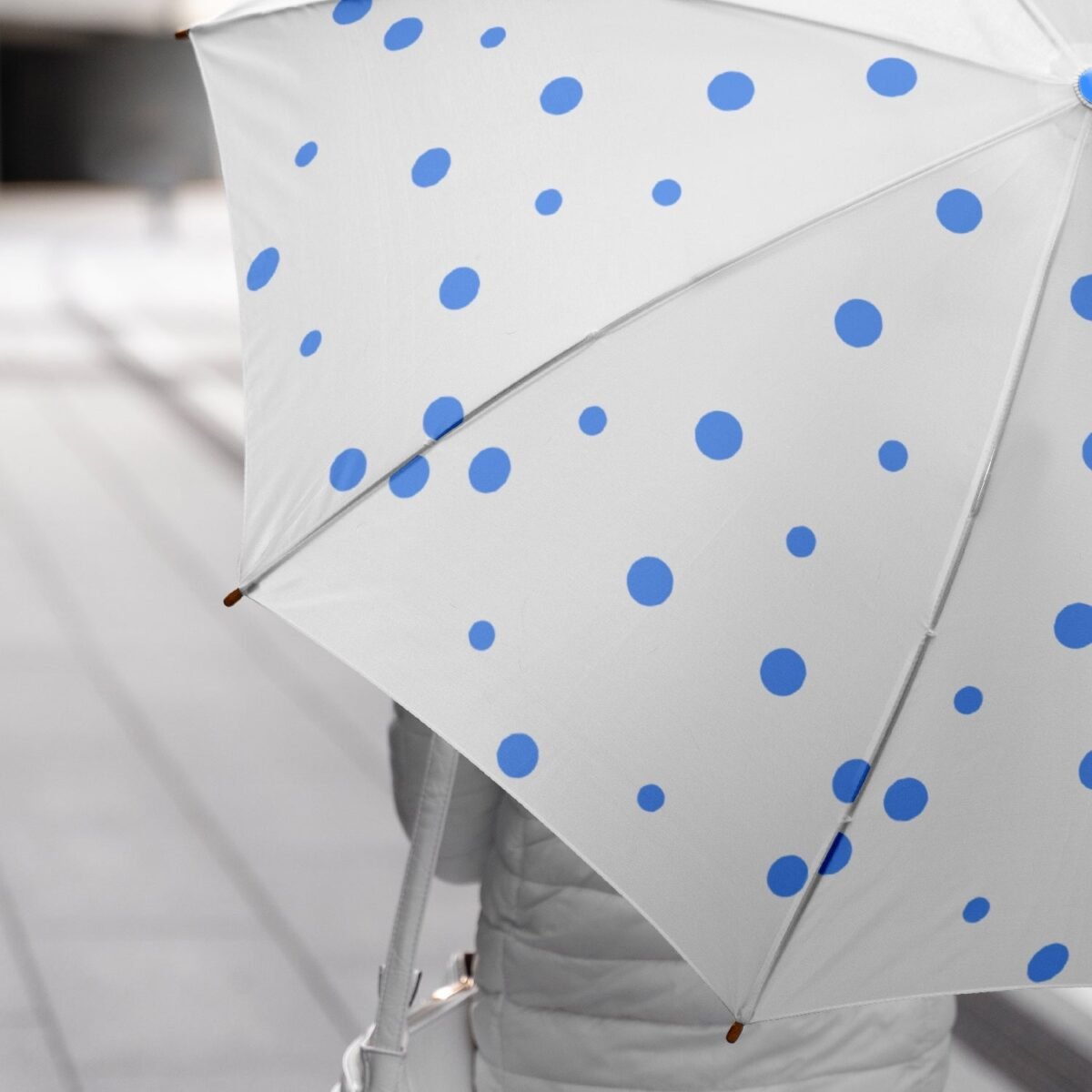 Dot Printed Umbrella for Men and Women Multicolor - Image 6