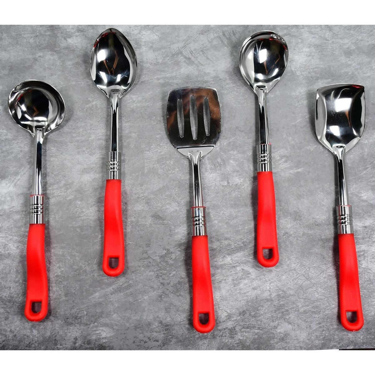 Stainless Steel Serving Spoon Set 5 pcs. - Image 6