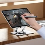 Aluminum Alloy 360°Rotating Bracket, Adjustable Tablet Stand, Portable Foldable Ergonomic Tablet Support - Image 3