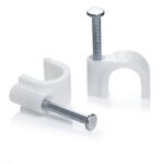 100 Pc 6 MM Cable Clip used in all kinds of wires to make them stuck and holded in walls etc. - Image 7