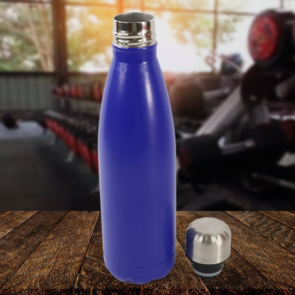 Stainless Steel Single Wall Water Bottle 400ml approx - Image 5