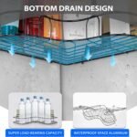 Metal Shower Shelf, Shower Shelf without Drilling (2 Pc) - Image 4