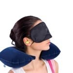3in1 Air Travel Kit with Pillow, Ear Buds & Eye Mask - Image 5