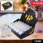 24 Pc Flameless and Smokeless Decorative Melting Candles LED Tea Light - Image 2