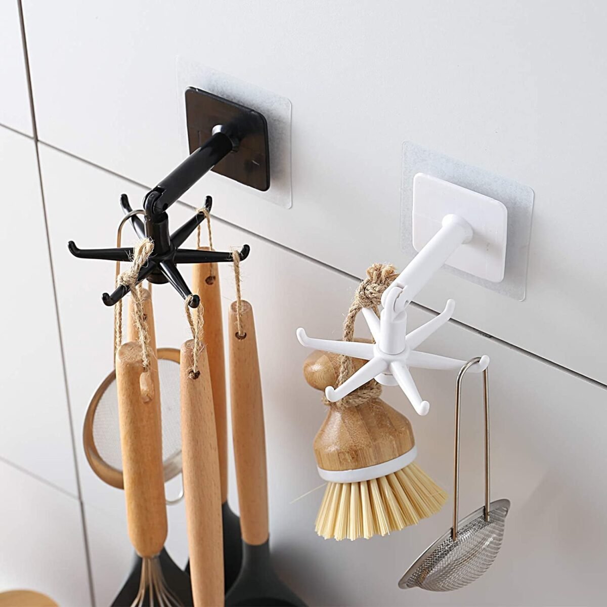 Rotatable hooks for hanging 360 (1 Pc / Black) - Image 1