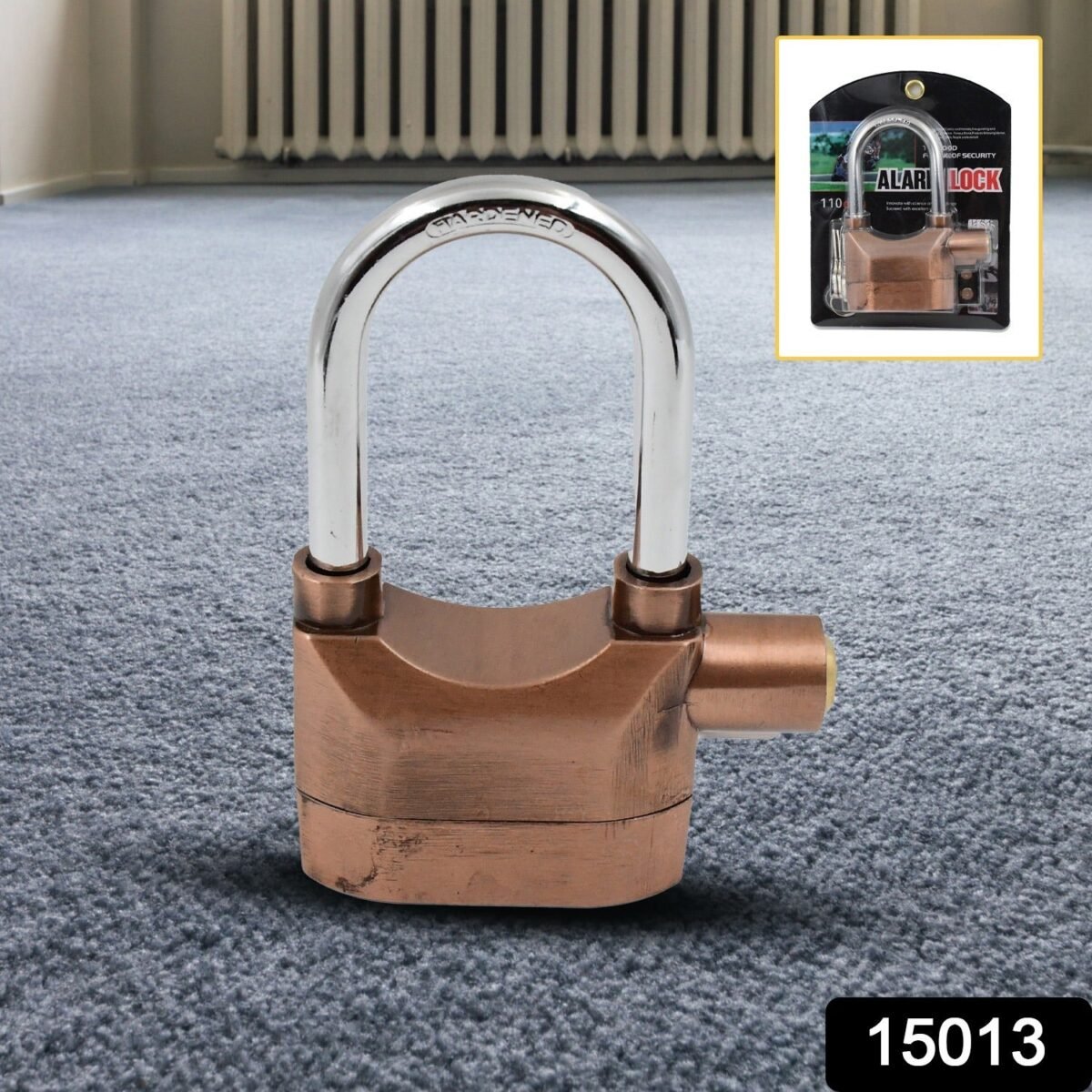 Security Alarm Metallic Lock System with 3 Keys (1 Set / Mix Color) - Image 2