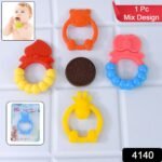 Silicone Baby Teething Toys (1 Pc / Mix Design) - Image 2