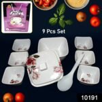 Hector High Quality Dinning Dinner / Pudding Set (9 Pcs set) - Image 2