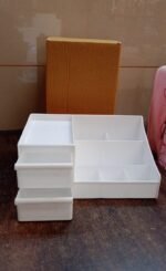 Large Capacity Desktop Cosmetic Storage Box (1 Pc / Mix Color) - Image 9
