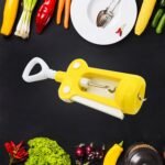 Multifunction Kitchen Tool Set – Stainless Steel & Plastic Knife and Scissors - Image 9