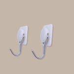 Multipurpose Strong Small Stainless Steel Adhesive Wall Hooks - Image 2