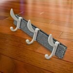 Wall Mounted Coat Hanger Rack – 6 Hooks for Clothes, Jackets & Hats - Image 3