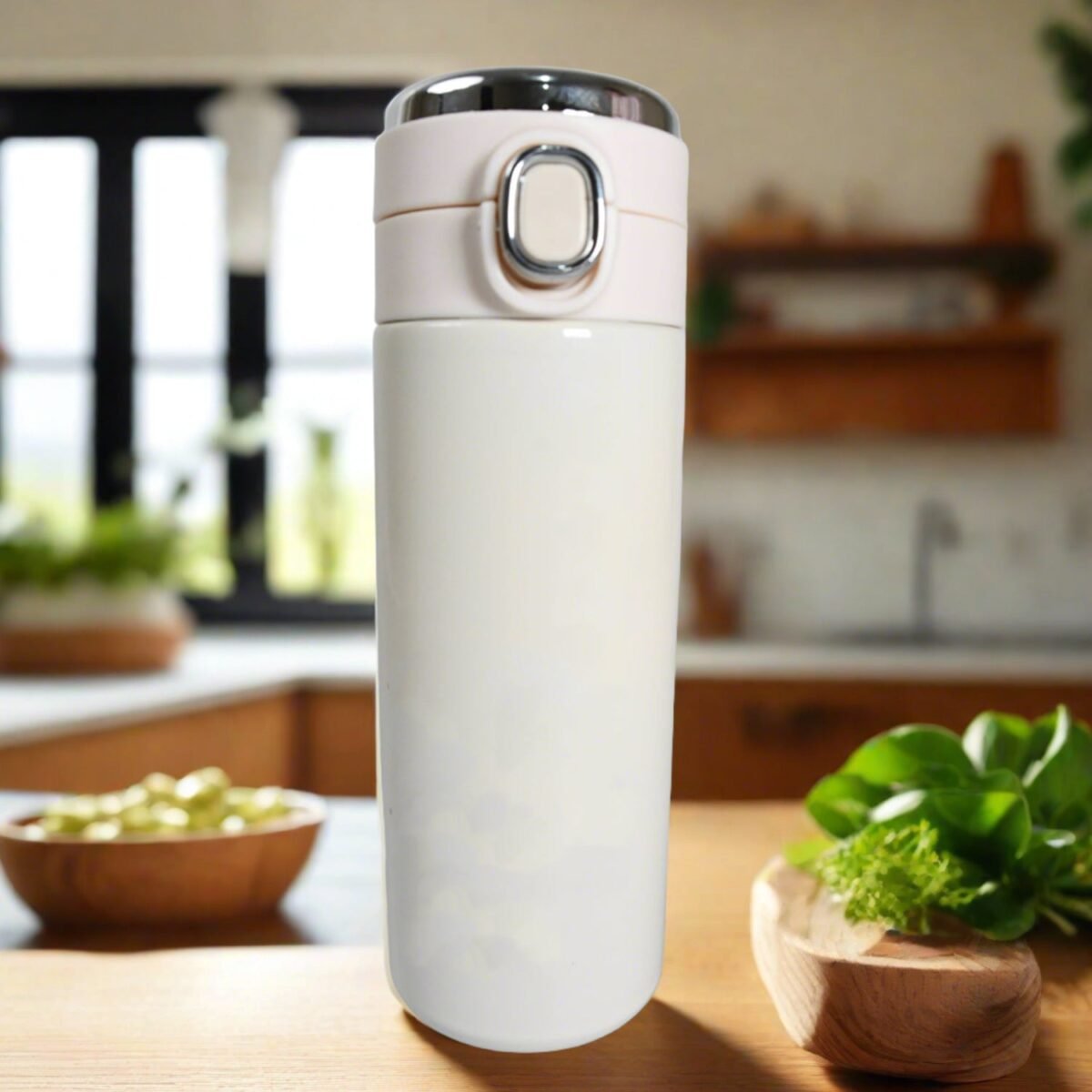 Smart Vacuum Insulated Water Bottle with LED Temperature Display, Cold & Hot | Leak Proof | Office Bottle | Gym | Home | Kitchen | Hiking | Trekking | Travel Bottle  (Mix Color & Design / 420 ML) - Image 1