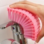 Flexible Plastic Cleaning Brush for Home, Kitchen and Bathroom, - Image 4