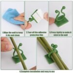 Plant Climbing Wall Clips Self-Adhesive Money Plant Support Clips Vine Plant Climbing Fixing Clip (10 Pcs Set) - Image 5