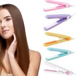 Beauty and Personal Care Professional Ceramic Plate Mini Hair Styler Straightener and Curler - Image 2