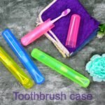 4-Piece Anti-Bacterial Plastic Toothbrush Cover Set – Travel Holder Cases - Image 3